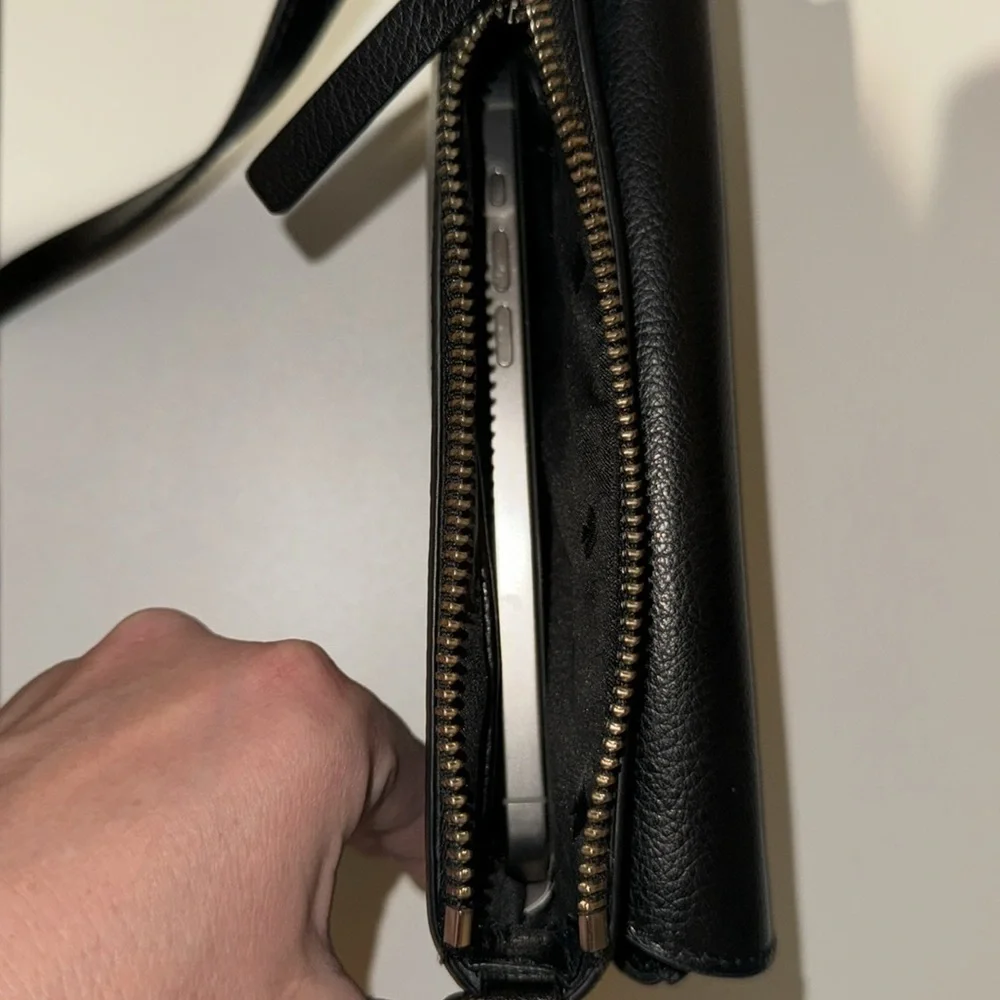 Kate Spade New York Greene Street Karlee Leather Crossbody - Black‎